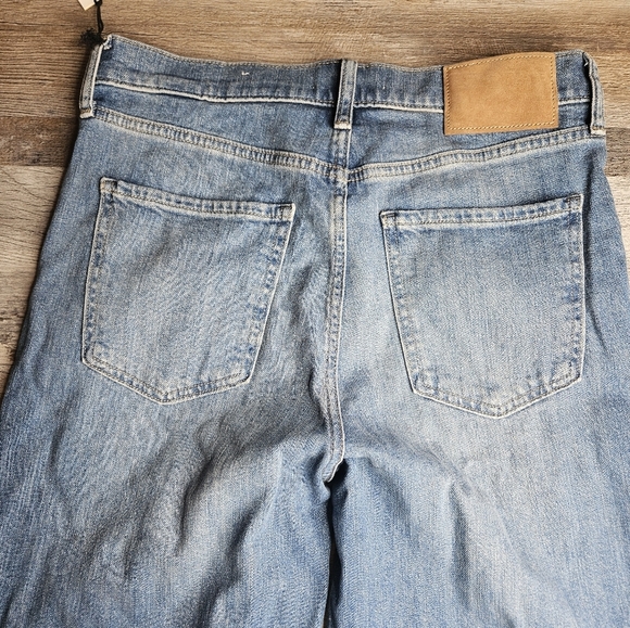 Banana Republic Jeans HR Icon Wide Leg Medium Wash Blue Size 28 NEW Spring 2025 - Picture 13 of 13